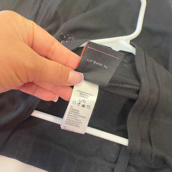 Harley-Davidson Womens L/XL Black Open-Front Cardigan With Graphic Design - Picture 6 of 12